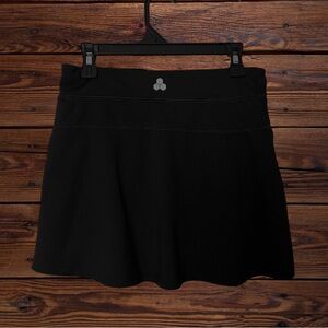 Girls Black Athletic Skort